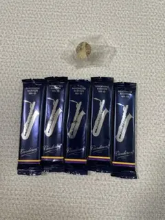 バンドレン　バリトンサックス用リード　3、4各3枚セット　シール付き バンドレン バリトンサックス用リード 3½・4各3枚セット シール付き