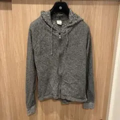 Abercrombie & Fitch サマーニットパーカー グレー S