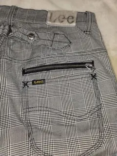 Lee チェック柄 ショートパンツ　7分丈　W30