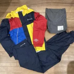 お値下げ中⭐︎コロンビア　キッズ　S(130-140)上下セット　レインウェア