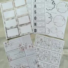 Bonheur papier シンプル素材メモ おすそわけ 15枚 - メルカリ