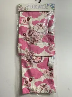 新品☆ピンク 花柄 浴衣単品