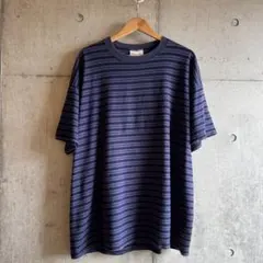 COMOLI コモリ 18SS ウール天竺 半袖 クルーネック ボーダー T - メルカリ