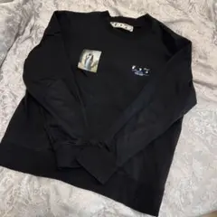 オフホワイト　トレーナー　L