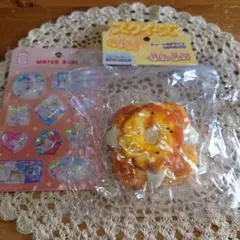 もちもちふわふわスクイーズ　菓子パン　セット