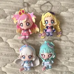プリキュア マスコット 4体セット ストラップ付き