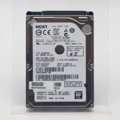HGST 1TB HDD 2.5インチ 10246h 正常判定