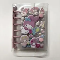 シール帳 完成品 A7バインダー ピンク シールセット マイメロ