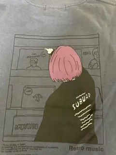 ills アートプリント Tシャツ M ダークグレー