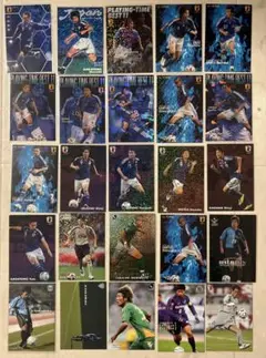 サッカー　日本代表チップスカード Ｊリーグチップスカルビー　まとめ売り