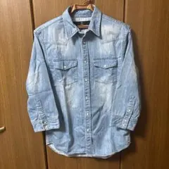 ユナイテッドアローズ デニムシャツ 7分袖