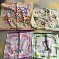 Duffy and Friends ハンカチ 4枚セット