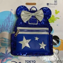 新品　ディズニー　ラウンジフライ　リュック　ミニー　カバン　スパンコール　海外