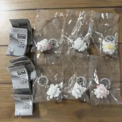 サンリオキャラクターズ ふわふわスノー めじるしアクセサリー コンプリート