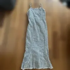 ツイード　　マーメイド　ワンピース　ingni