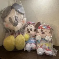 【新品未使用】ディズニーぬいぐるみ3点セット