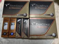 ゴルフボール2種　4ダース TOURSTAGE EXTRA DISTANCE他のサムネイル