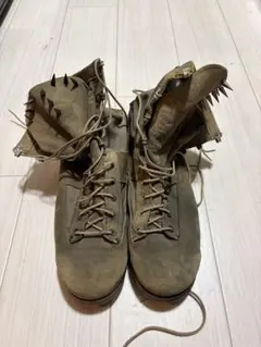 靴 90s archive brown leather boots camo 90s archive brown leather boots camo - メルカリ
