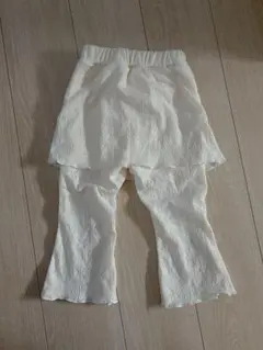 キッズ　ズボン　ホワイト