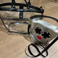 COCOTTE PARISクリアトートバッグとスパイラルガールショルダーバッグ❤️
