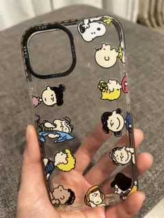 スヌーピー iPhone14用クリアケース