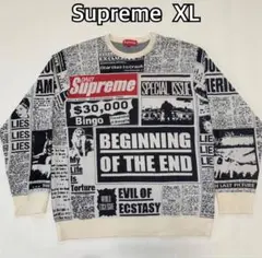 Supreme XL 長袖カットソー 都市景観プリントスパンコール - メルカリ