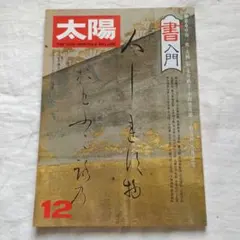 太陽　1976年12月号 No.163 平凡社 特集 書入門