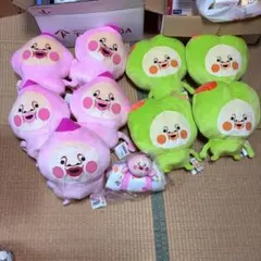 こびとづかんBIGぬいぐるみ スモモノウチカクレモモジリブランケット10点セット