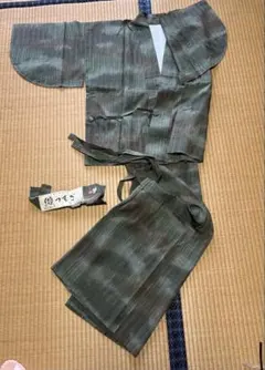 単衣　二部式着物　西陣工芸　纈紬（しぼつむぎ）絹織　二部式単衣着物のサムネイル