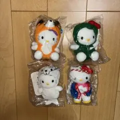 北海道限定ハローキティぬいぐるみマスコット　大量　ハッピ　まりも　動物