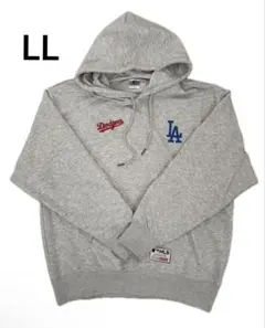 LA ドジャース MLB パーカー LL グレー