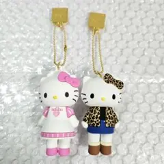 ハローキティ展　シークレットマスコットチャームA　ウェイター　ヒョウ柄