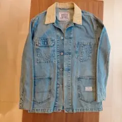 90s Levi's デニムワークジャケット コーデュロイ襟 70665フェードのサムネイル
