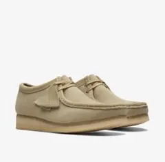 Clarks Originals ワラビー ベージュ スエードのサムネイル