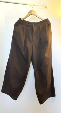 ZARA テクニカル バルーンフィットパンツ ブラウン