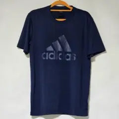 adidas ネイビー 紺色　Tシャツ　Lサイズ