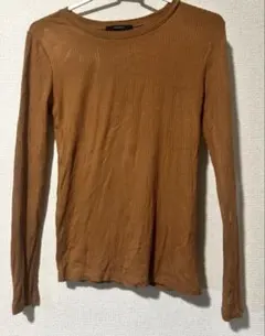 FOREVER 21 ブラウン長袖Tシャツ Sのサムネイル