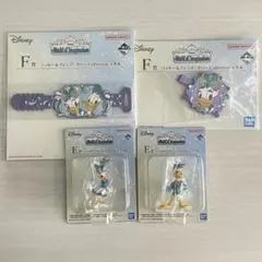 ディズニー 一番くじ ラバー＆チャーム 4点セット ドナルド デイジー