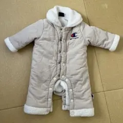 Champion ベージュロンパース 80