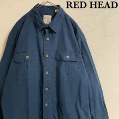 RED HEAD レッドヘッド ワークシャツ ダブルポケット