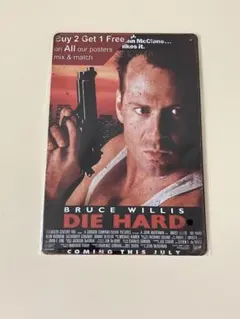 DIE HARD ダイハード ブリキ看板 レトロ インテリア