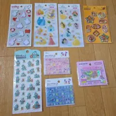 サンリオ ディズニー ぷっくりシール 7枚セット - メルカリ