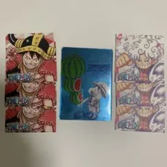 ワンピース 森永製菓 クールゴールドカード 大海賊スタイルカード 5枚