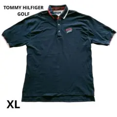 TOMY HILFIGER GOLF ネイビー　ポロシャツ　XL