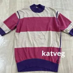 送料込み　katveg キャトヴィ　半袖ニット　北欧　110〜