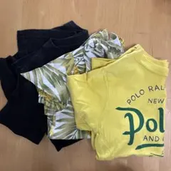 Polo Ralph Lauren Tシャツ、パイナップル柄シャツ3点セット