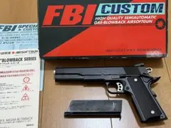 新日本模型 WA提供マグナ 純正ガスブロ FBI CUSTOM 6インチFBIカスタム】MGC/WA マグナ ブローバック GM 45 ガバメント
