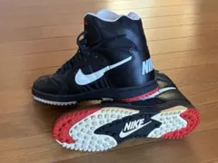 NIKE ハイカットスニーカー ブラック/ホワイト/レッド