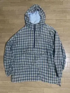 90s コットンアノラック マドラスチェック