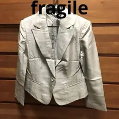 fragile シルバー光沢テーラードジャケット フラジールのサムネイル